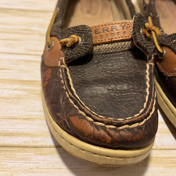 Sperry Women’s Boat shoe in brown size 8M - Picture 9 of 12